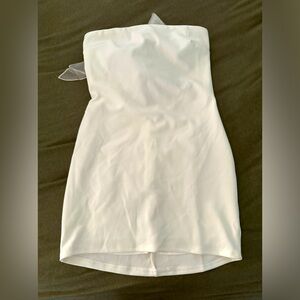 Lucy In The Sky White Bodycon Mini Dress